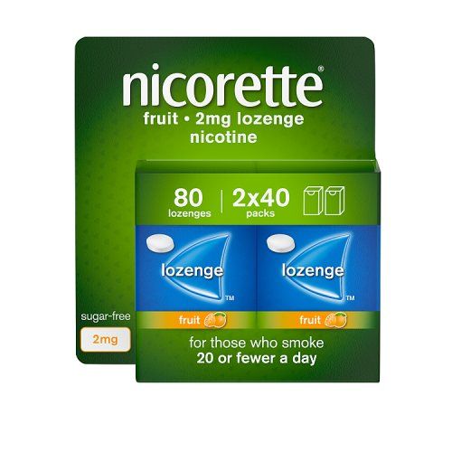 NICORETTE FRUIT FUSION 2MG LOZENGE 80S