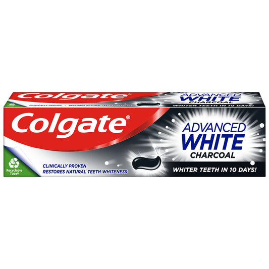 COLGATE TOOTHPASTE 75ML ADVANCED WHITENING CHARCOAL