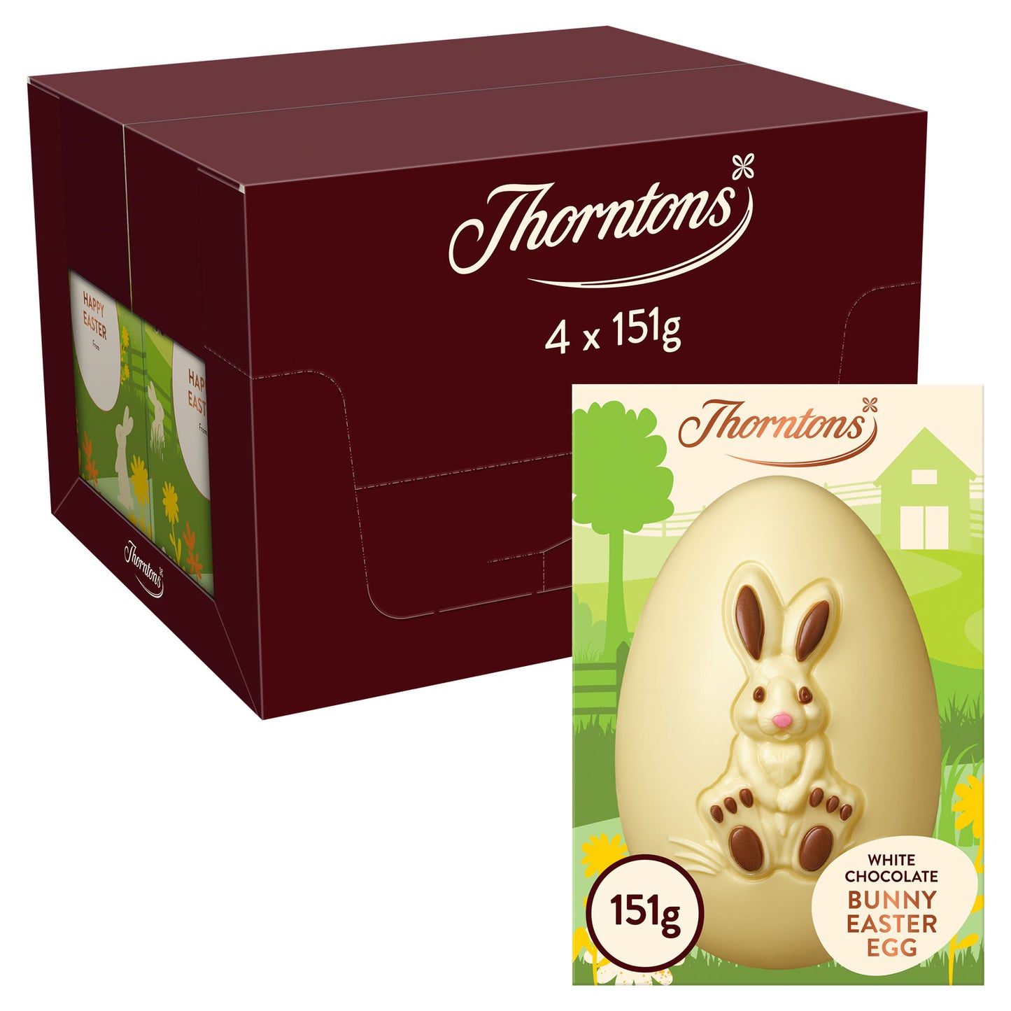 THORNTONS CHILD WHITE BUNNY EGG 19/08/25