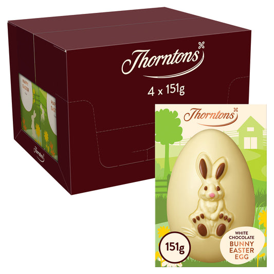 THORNTONS CHILD WHITE BUNNY EGG  19/08/25