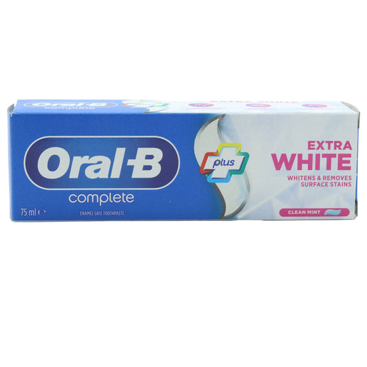ORAL B TOOTHPASTE COMPLETE EXTRA WHITE 09/27