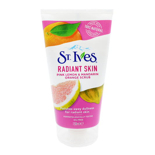 ST IVES SCRUB 150ML EVEN & BRIGHT PINK LEMON & MANDERIN