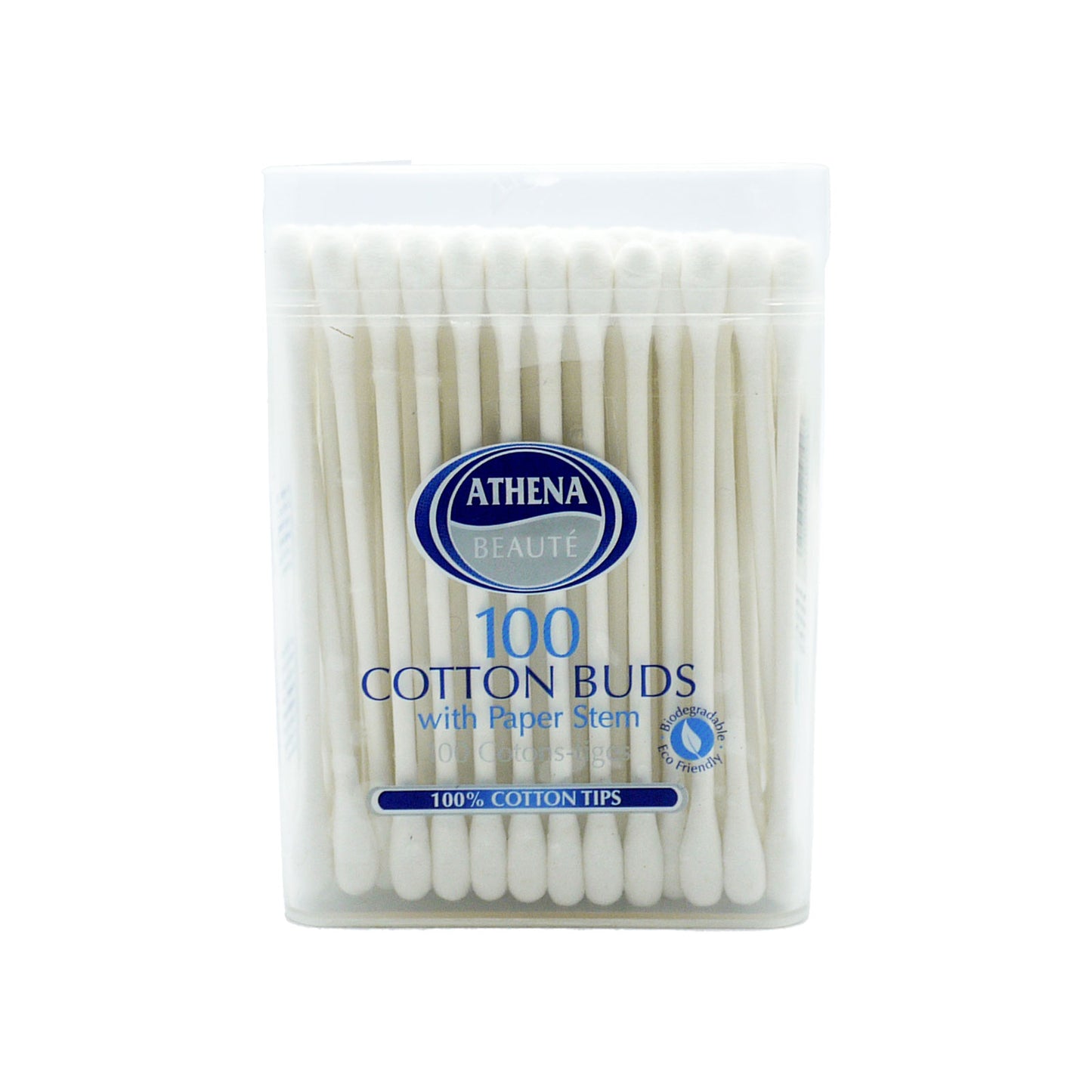 ATHENA COTTON BUDS PAPER STEM TUB (R)