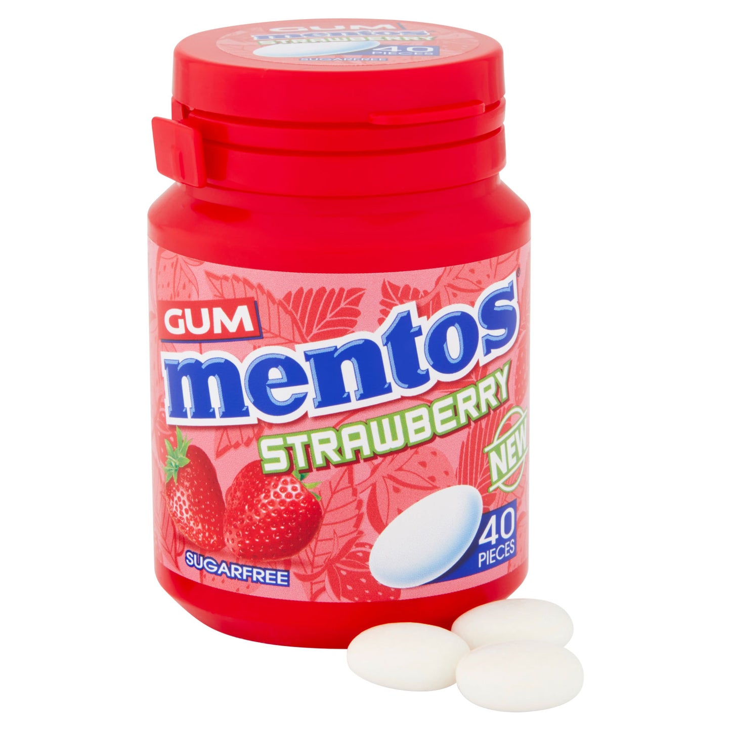 MENTOS STRAWBERRY GUM 04/27