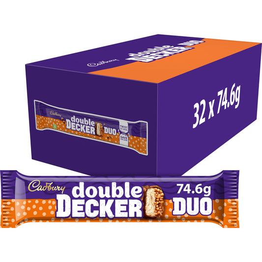CADBURY DOUBLE DECKER DUO CHOCOLATE BAR 15/01/26