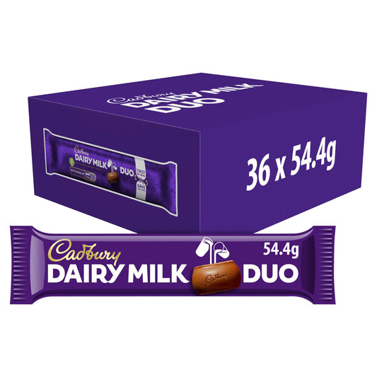 CADBURY DAIRY MILK DUO CHOCOLATE BARS 25/02/26