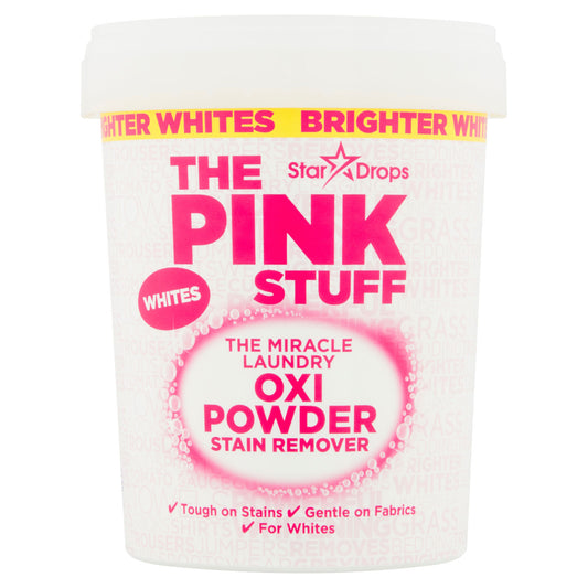 STAR DROPS PINK STUFF STAIN REMOVER PWDR 1KG WHITE