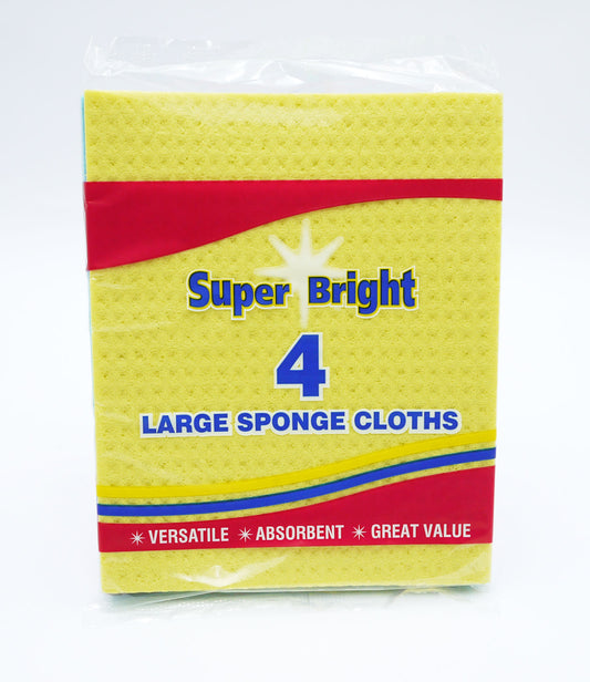 SUPER BRIGHT LARGE SPONGE CLOTHS