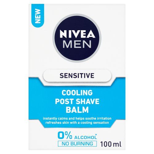 NIVEA MEN POST SHAVE BALM 100ML SENSITIVE COOLING ZERO ALCOHOL