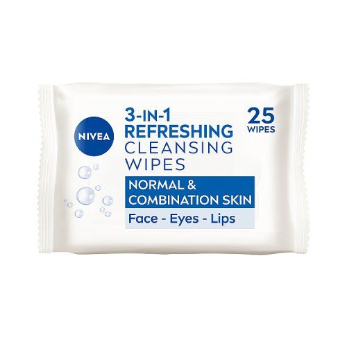 NIVEA BIODEGRADABLE WIPES 25S 3IN1 NORMAL SKIN