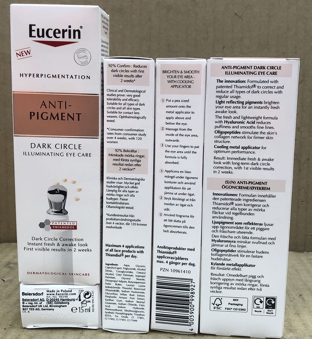 EUCERIN ANTI PIGMENT EYE TREATMENT 15ML