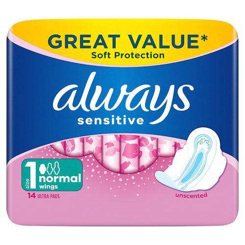 ALWAYS SENSITIVE NORMAL PLUS PADS 14S