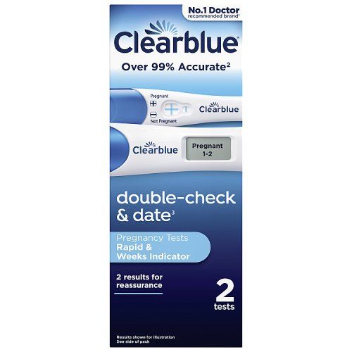 CLEARBLUE COMBO PACK PREGNANCY TEST 2CT