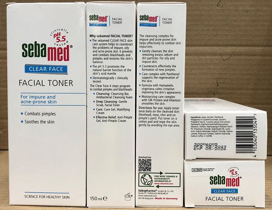 SEBAMED CLEAR FACE DEEP CLEANSING TONER 150ML