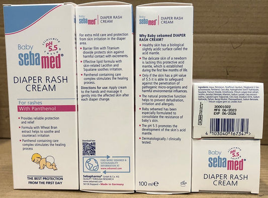 SEBAMED BABY DIAPER RASH CREAM 100ML