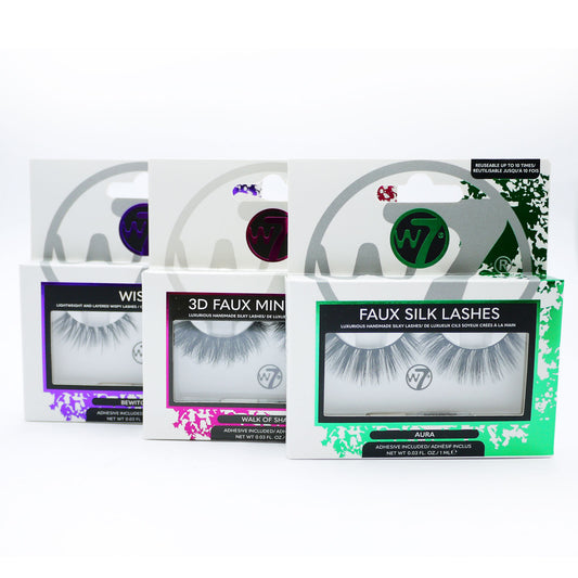 W7 3D MINK/SILK/WISPY ASSORTED LASHES