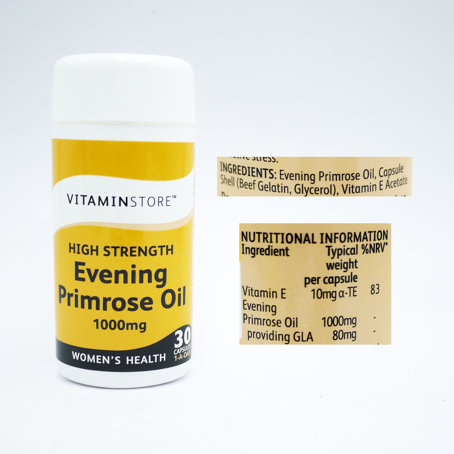 VITAMIN STORE EVENING PRIMROSE 1000MG 07/27