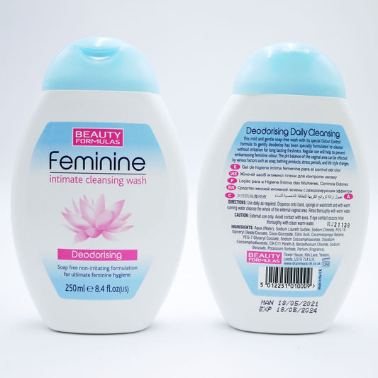 BEAUTY FORMULAS FEMININE INTIMATE WASH DEODORISING