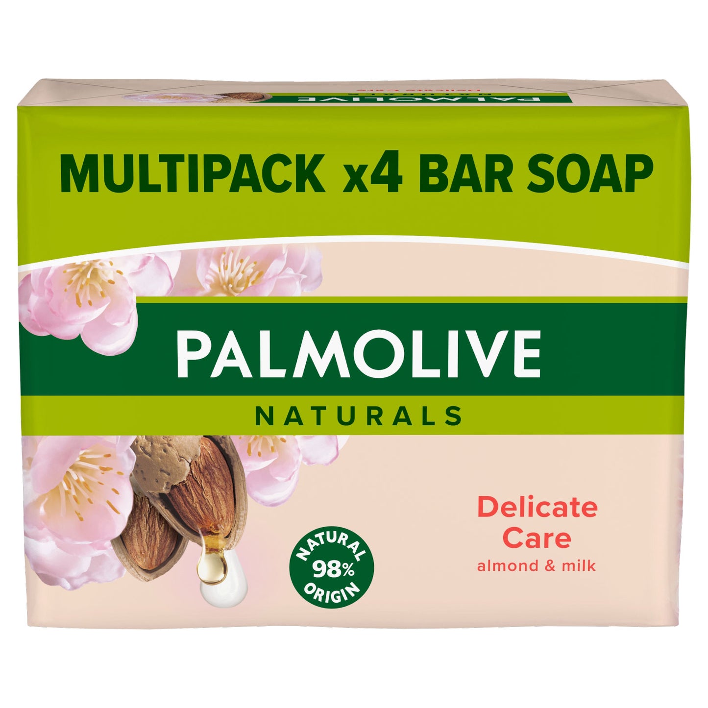 PALMOLIVE BAR SOAP 4X90GM ALMOND