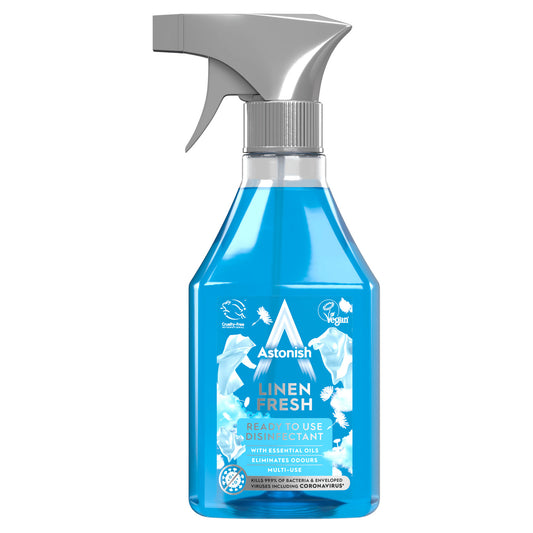 ASTONISH RTU DISINFECTANT LINEN FRESH 07/04/29
