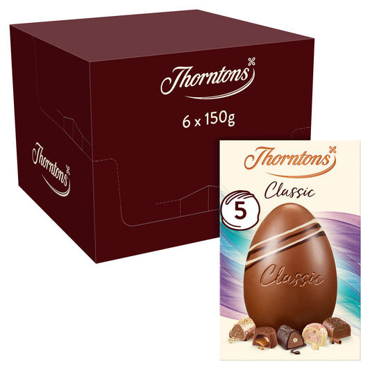 THORNTONS CLASSIC MILK DARK WHITE EGG 05/07/25