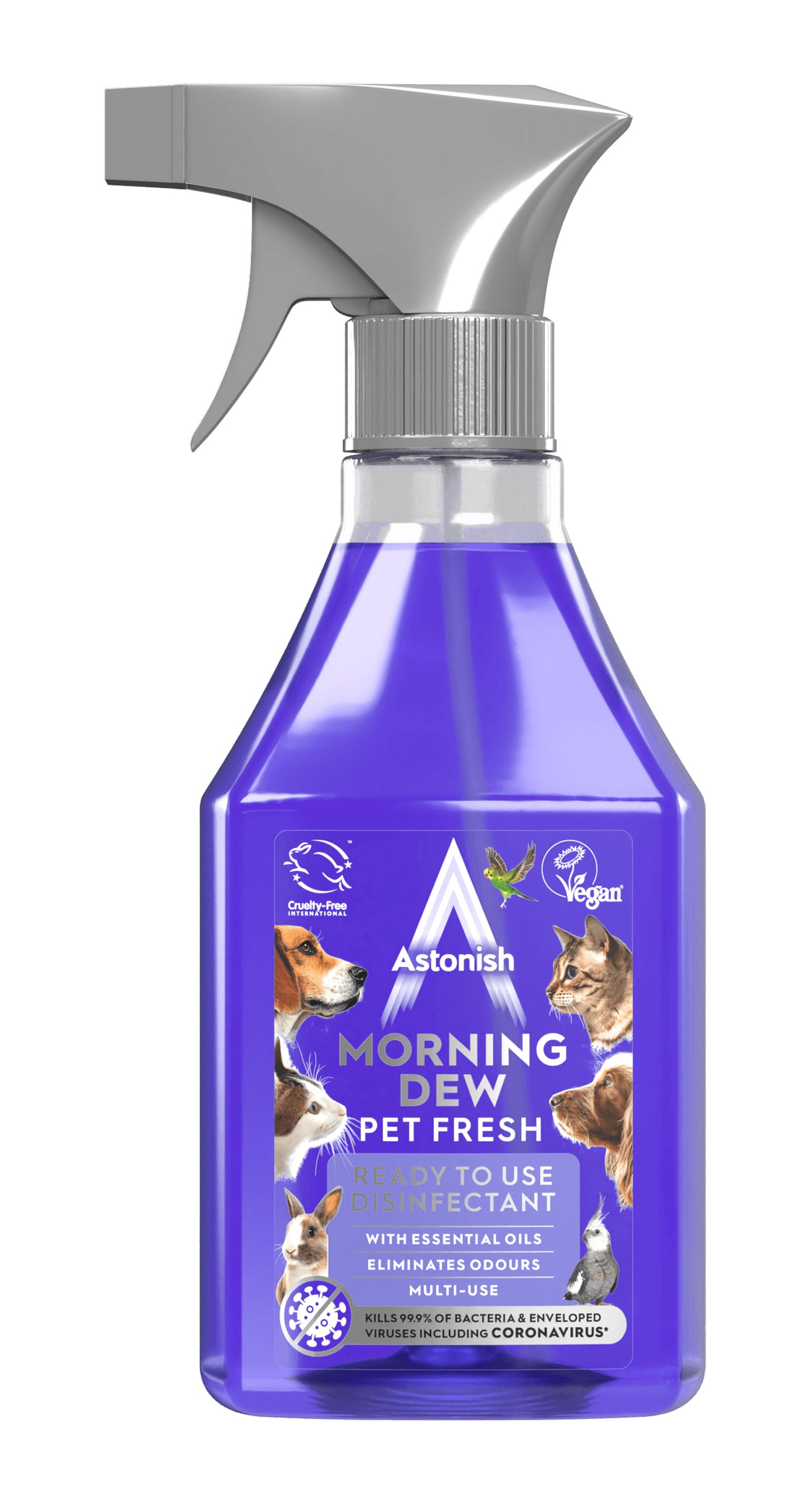 ASTONISH DISINFECTANT MRNING DEW PET FRSH 15/12/28
