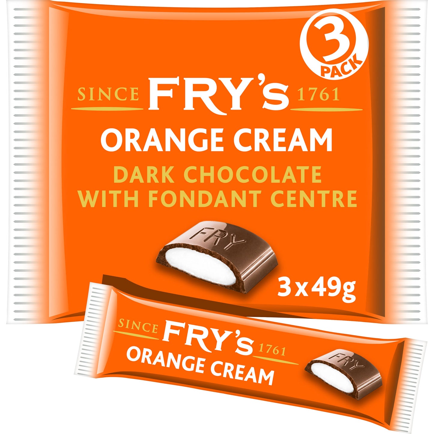 FRY'S CREAM ORANGE CHOCOLATE 3PK 20/02/26