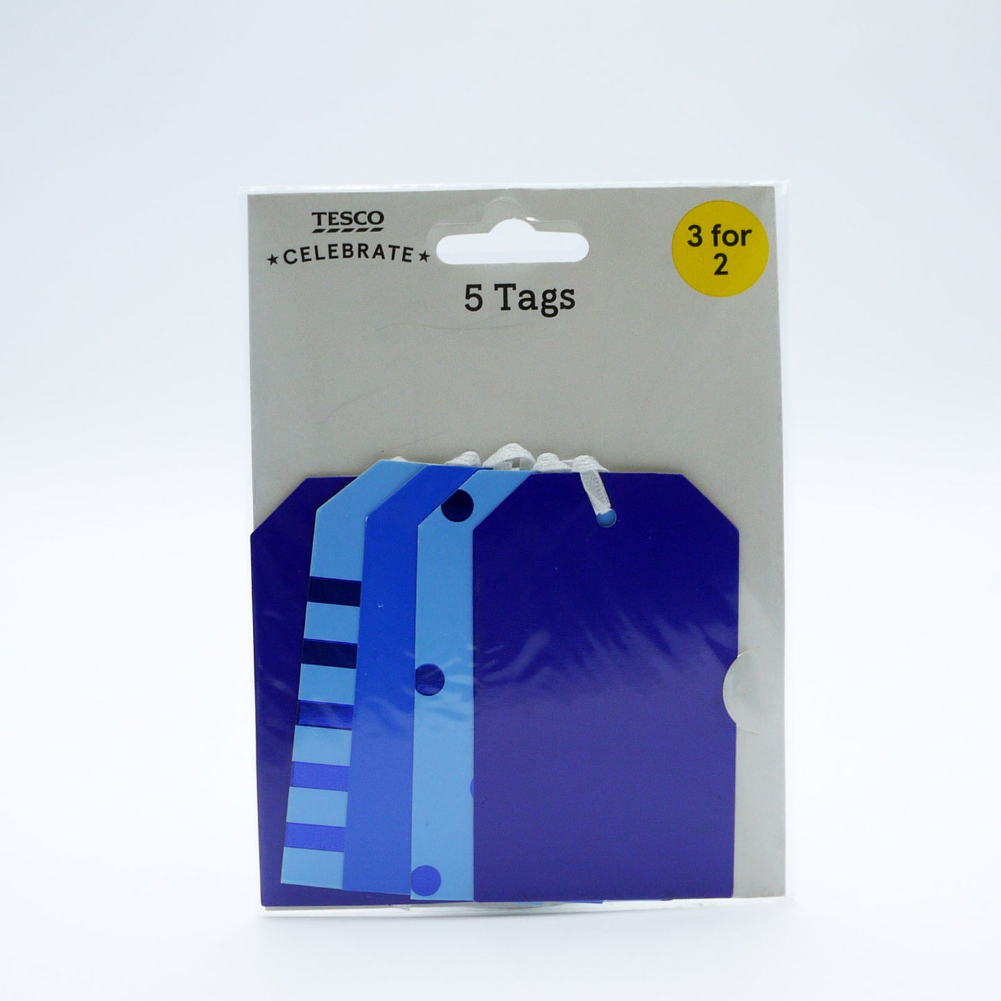 TESCO GIFT TAGS BLUE(C)