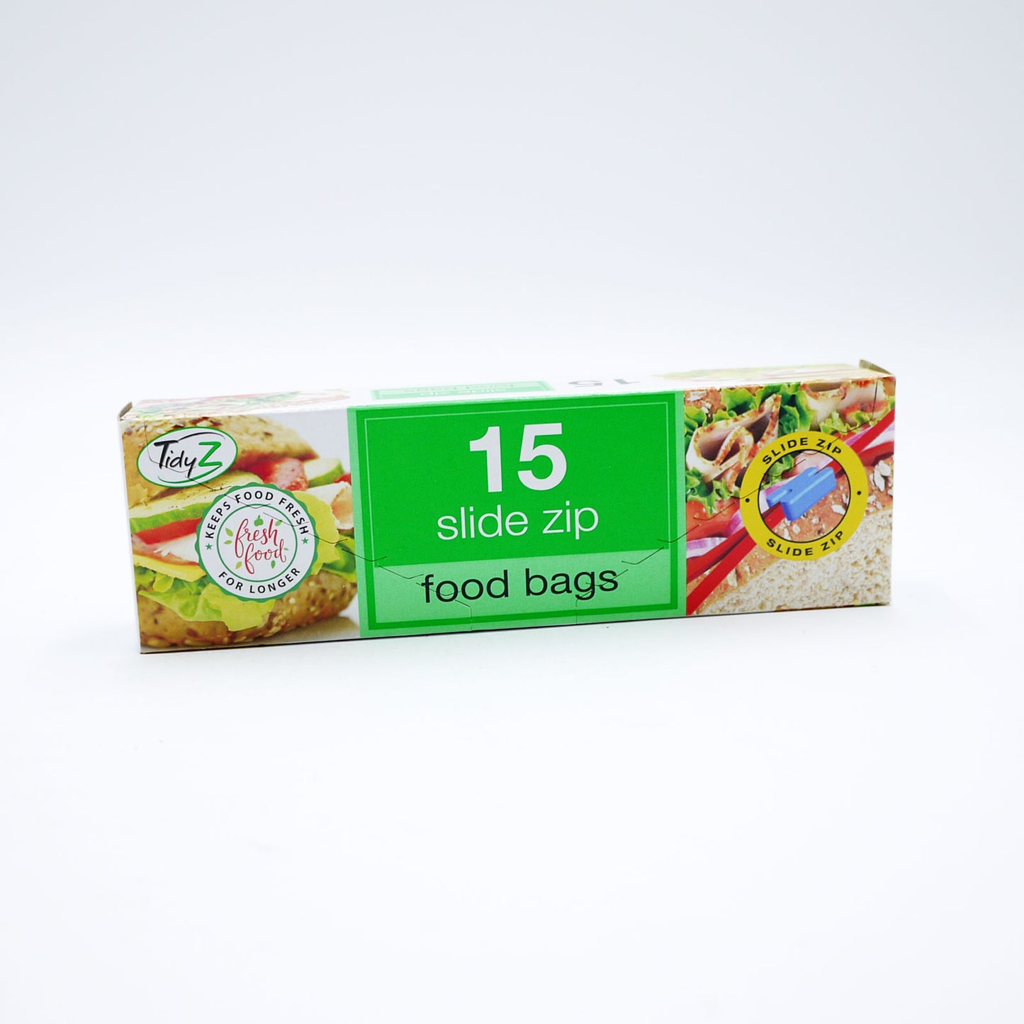 TIDYZ FOOD BAGSSLIDE ZIP B0374