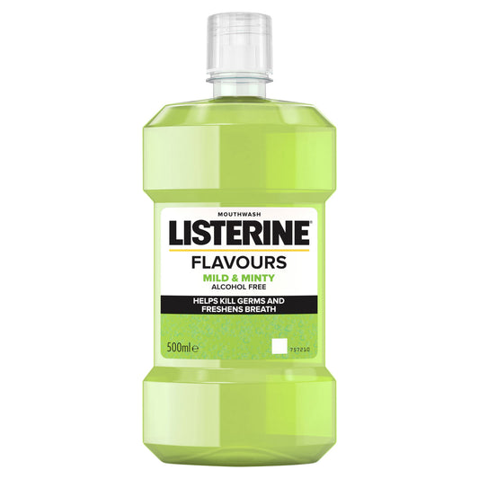 LISTERINE FLAVOURS MILD MINTY 500ML