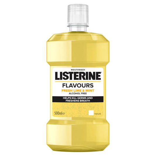 LISTERINE FLAVOURS 500ML LIME & MINT