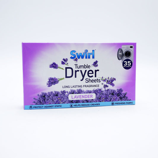 SWIRL LAUNDRY SHEETS LAVENDER 35PK