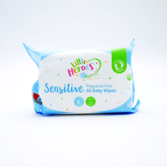 LITTLE HEROES SENSITIVE BABY WIPES  01/02/27(D)