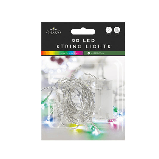 XMAS LIGHTS BATTERY OP MULTI COL 20B(R)