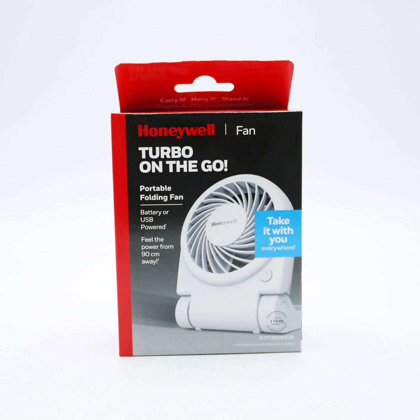 FAN HONEWELL TURBO ON THE GO - WHITE