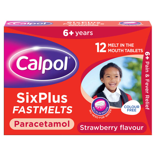 CALPOL SIX PLUS FAST MELTS 12S