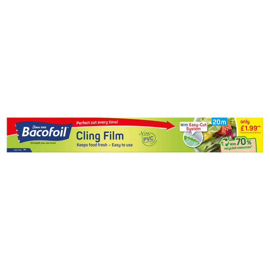 BACOFOIL CLING FILM PVC FREE PM £1.99