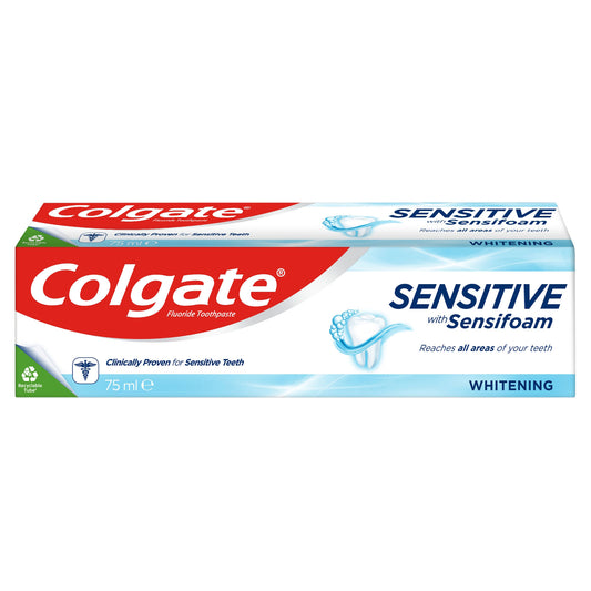 COLGATE T/PASTE 75ML SENSITIVE SENSIFOAM WHITE