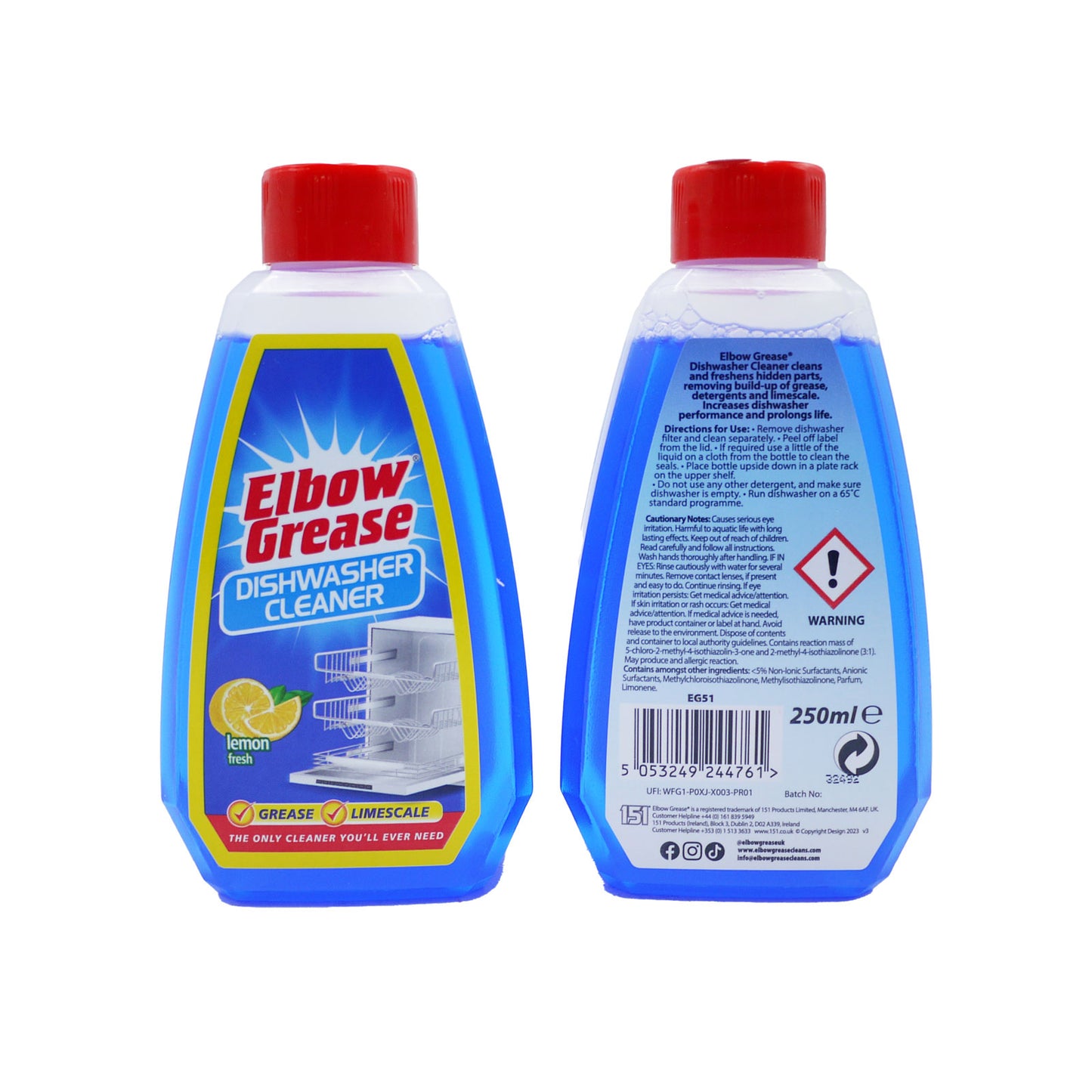 ELBOW GREASE DISHWASHER CLEANER LEMON(D)