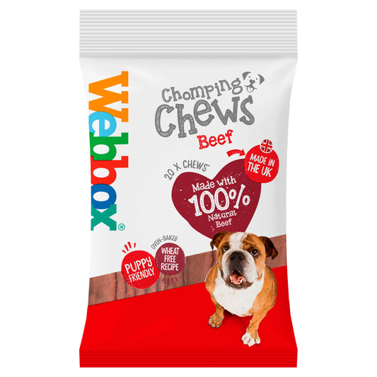 WEBBOX DOG CHEWS BEEF 06/26