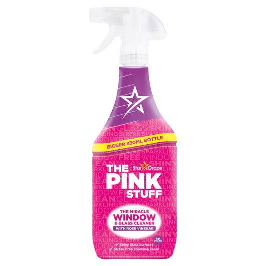THE PINK STUFF WINDOW CLEAN ROSE VINEGAR