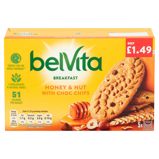 BELVITA HONEY & NUT BISCUIT PM £1.49  31/08/25