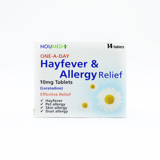 NOUMED LORATADINE HAYFEVER RELIEF 10MG 02/26