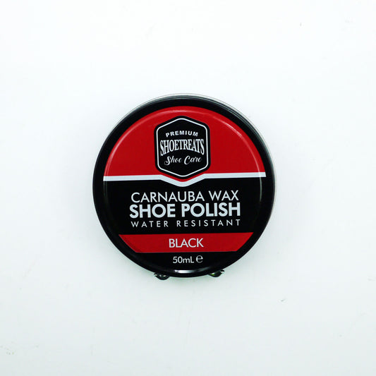 SHOE TREATS SHOE POLISH TIN BLACK