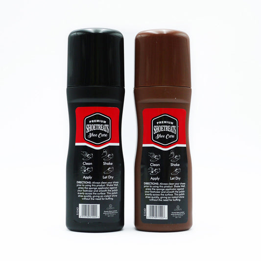 SHOE TREATS LIQUID POLISH BLACK & BROWN