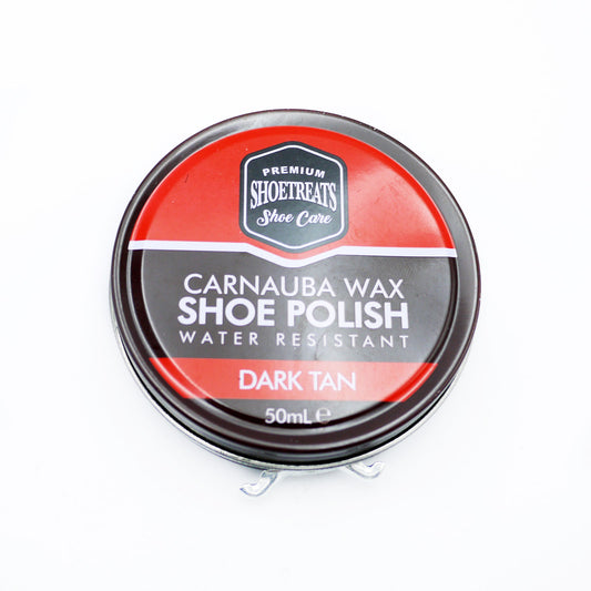 SHOE TREATS POLISH DARK BROWN TIN