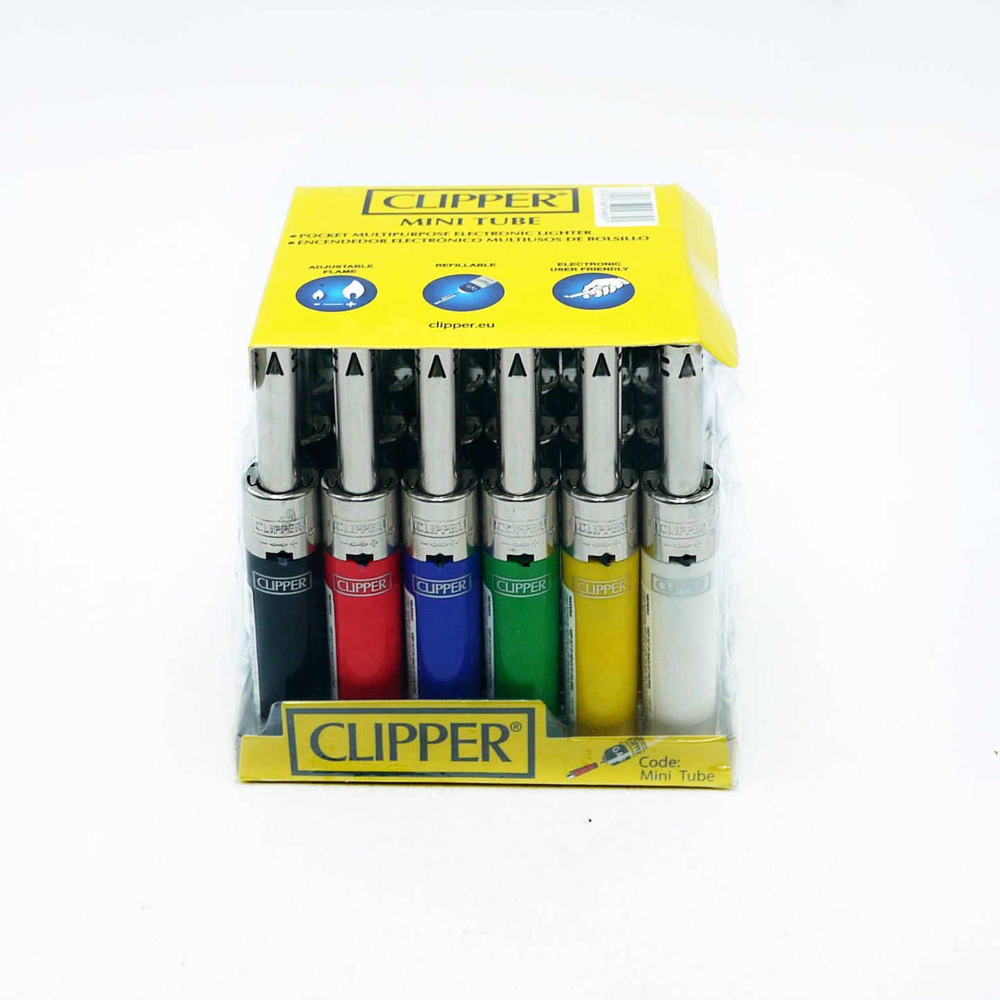 CLIPPER LIGHTER MINI TUBE IN DISPLAY (R)