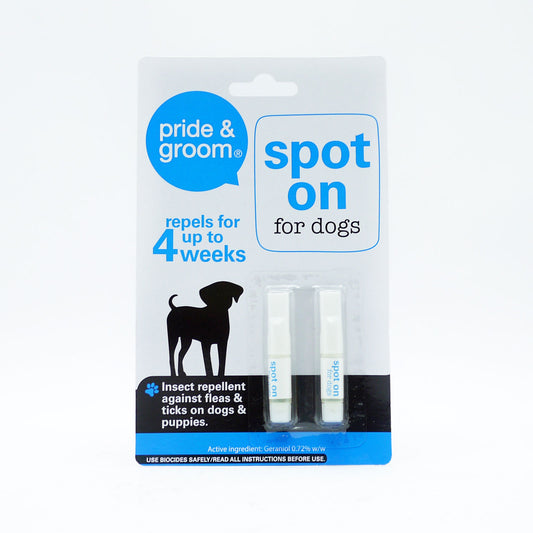 PRIDE & GROOM SPOT ON FOR DOGS