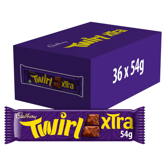CADBURY TWIRL XTRA CHOCOLATE BAR 21/01/26