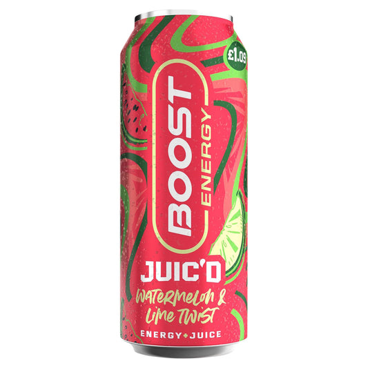 BOOST ENERGY JUICED WATERMELON PM £1.09 30/06/26